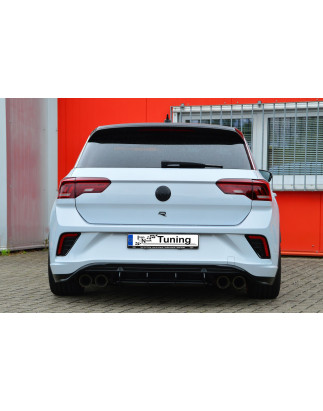 Sottoparaurti posteriore race look con flaps VW T-Roc R    ( A1 ) (Cod. IN-INE-280045TTRRT-ABS)