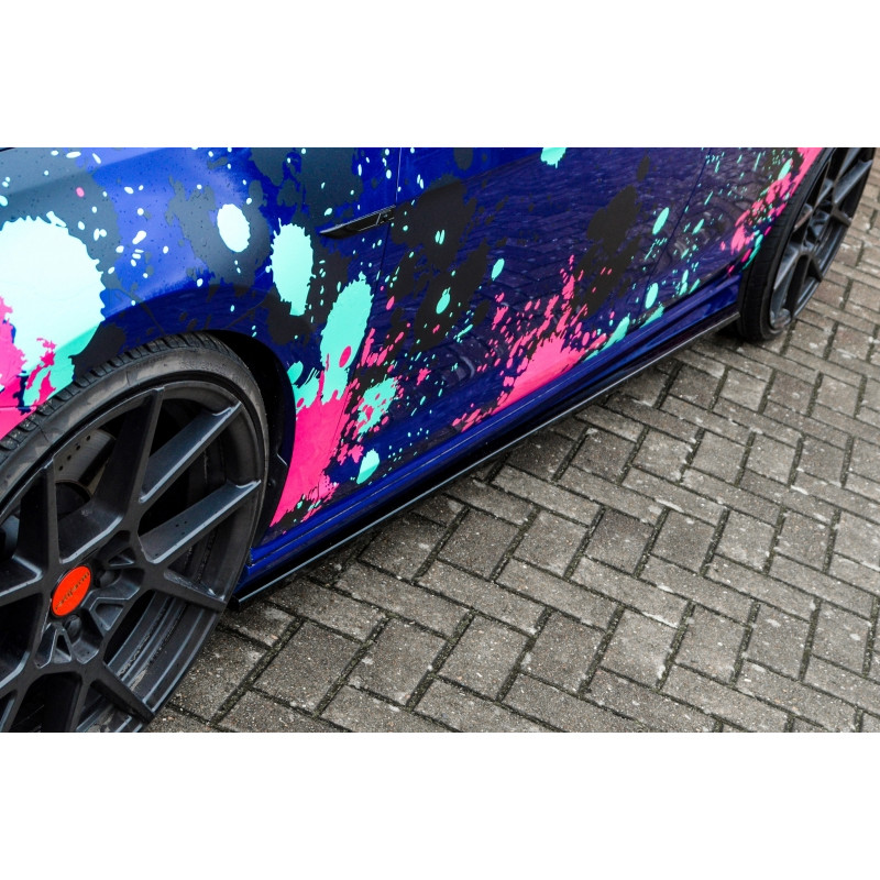 Set minigonne laterali Cup look VW Golf 7 R+ R-Line (Cod. IN-INE-280050-7R-ABS)