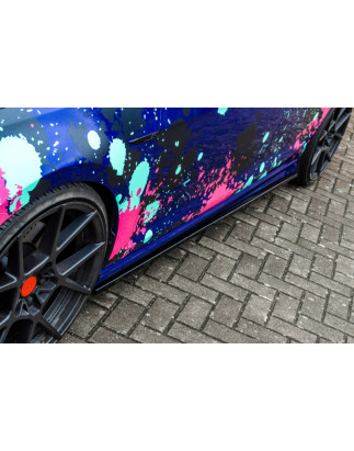 Set minigonne laterali Cup look VW Golf 7 R+ R-Line (Cod. IN-INE-280050-7R-ABS-C)