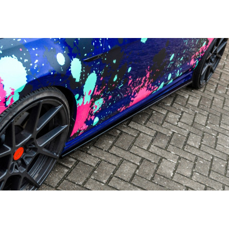 Set minigonne laterali Cup look VW Golf 7 R+ R-Line (Cod. IN-INE-280050-7R-ABS-C)