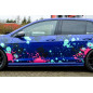 Set minigonne laterali Cup look VW Golf 7 R+ R-Line (Cod. IN-INE-280050-7R-ABS-C)