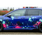 Minigonne im Cup 3Look con flaps laterali VW Golf 7 R+ R-Line (Cod. IN-INE-280050-7RW-ABS-G)