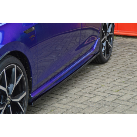 Set minigonne laterali Cup look VW Golf 8 R ( CD1) (Cod. IN-INE-280050B-8R-ABS)
