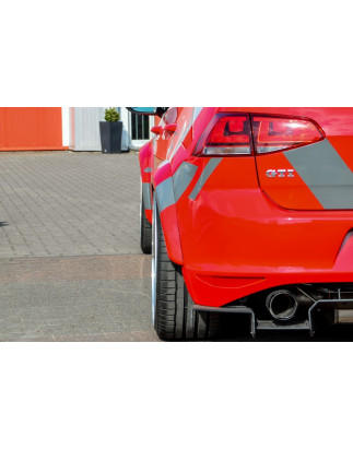 Kit estensione parafango 4 tlg.  adatto per 2 + veicoli a 4 porte  VW Golf 7 GTI + GTD Typ AU (Cod. 