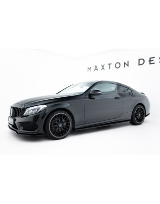 Diffusori minigonne Mercedes-Benz C Coupe AMG-Line C205 (Cod. M-ME-C-205-AMGLINE-C-SD1G)