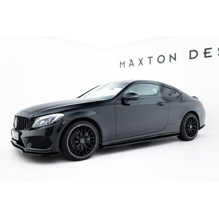 Diffusori minigonne Mercedes-Benz C Coupe AMG-Line C205 (Cod. M-ME-C-205-AMGLINE-C-SD1G)