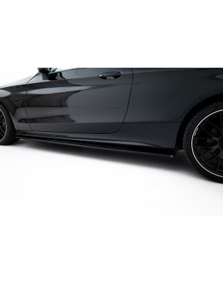Diffusori minigonne Mercedes-Benz C Coupe AMG-Line C205 (Cod. M-ME-C-205-AMGLINE-C-SD1G)