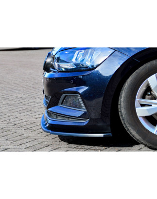Spoiler paraurti anteriore in abs WV Polo 6  2G/AW (Cod. IN-INE-290031C-(2)ABS-G)
