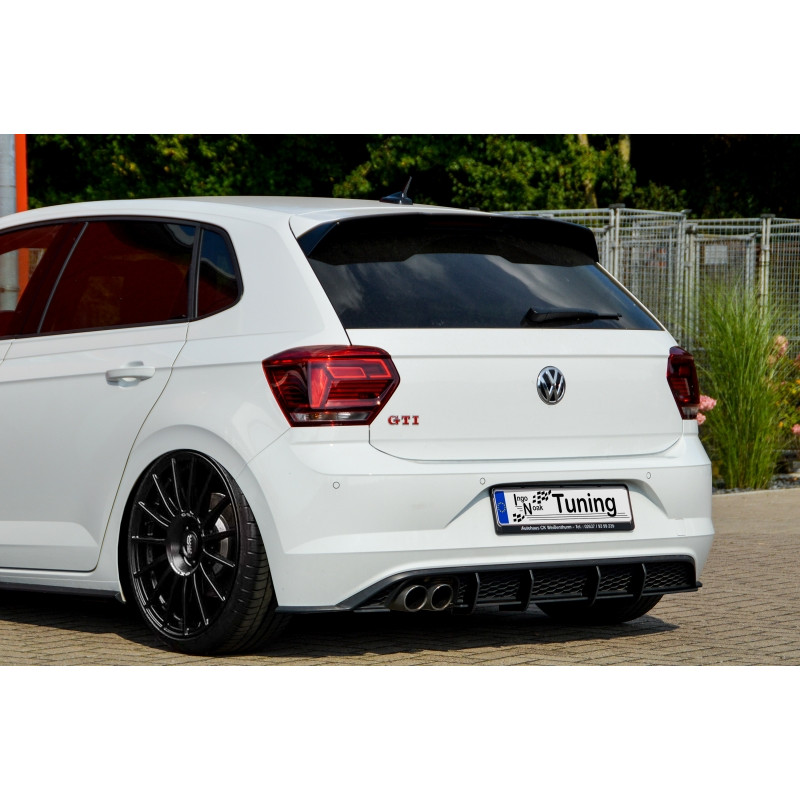 Sottoparaurti posteriore race look con flaps VW Polo 6 GTI 2G (AW) (Cod. IN-INE-290045CGTIRT-ABS)