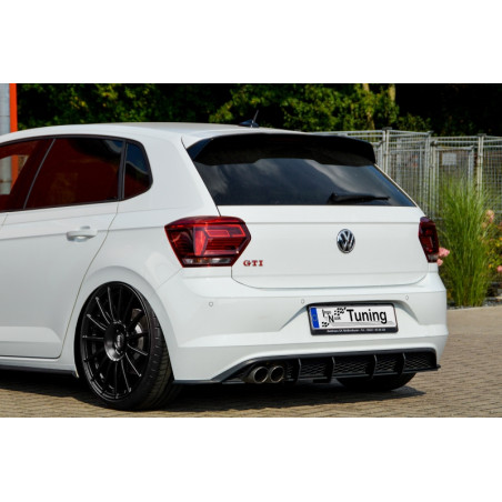 Sottoparaurti posteriore race look con flaps VW Polo 6 GTI 2G (AW) (Cod. IN-INE-290045CGTIRT-ABS)