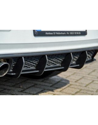 Sottoparaurti posteriore race look con flaps VW Polo 6 GTI 2G (AW) (Cod. IN-INE-290045CGTIRT-ABS)