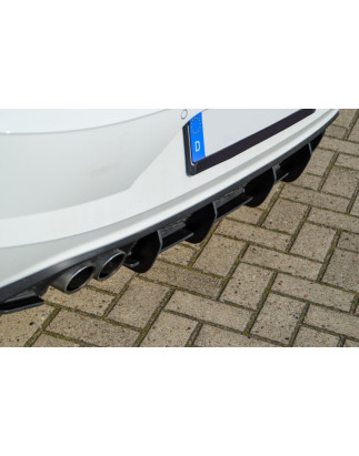 Sottoparaurti posteriore race look con flaps VW Polo 6 GTI 2G (AW) (Cod. IN-INE-290045CGTIRT-ABS)