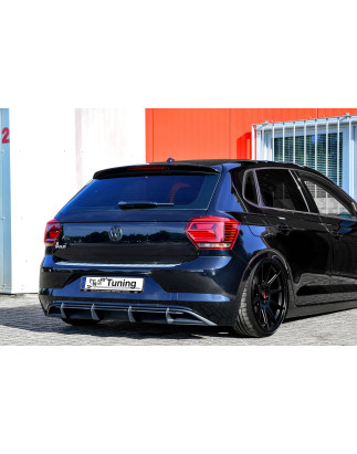 Sottoparaurti posteriore race look con flaps VW Polo 6  2G/AW (Cod. IN-INE-290045CRT-ABS)