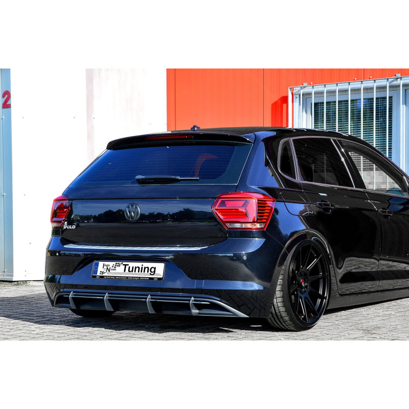 Sottoparaurti posteriore race look con flaps VW Polo 6  2G/AW (Cod. IN-INE-290045CRT-ABS)