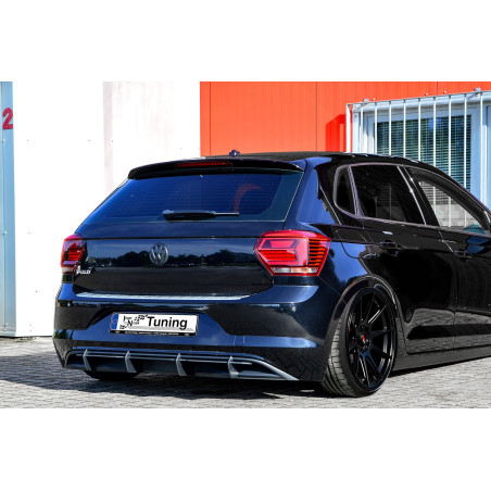 Sottoparaurti posteriore race look con flaps VW Polo 6  2G/AW (Cod. IN-INE-290045CRT-ABS)