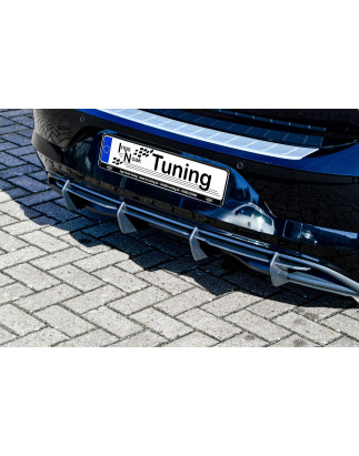 Sottoparaurti posteriore race look con flaps VW Polo 6  2G/AW (Cod. IN-INE-290045CRT-ABS)