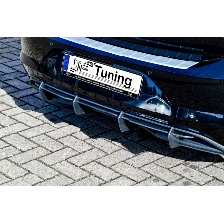 Sottoparaurti posteriore race look con flaps VW Polo 6  2G/AW (Cod. IN-INE-290045CRT-ABS)