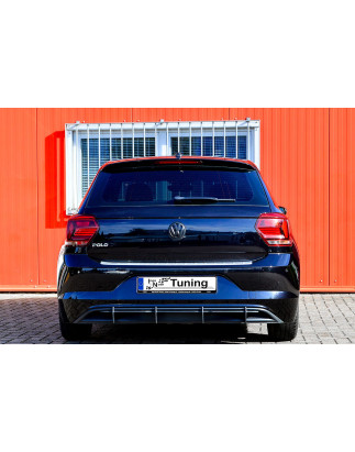 Sottoparaurti posteriore race look con flaps VW Polo 6  2G/AW (Cod. IN-INE-290045CRT-ABS)