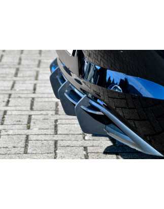 Sottoparaurti posteriore race look con flaps VW Polo 6  2G/AW (Cod. IN-INE-290045CRT-ABS)