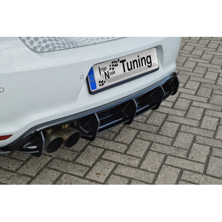 Sottoparaurti posteriore race look con flaps VW Polo WRC (Cod. IN-INE-290045WRCRT-ABS)