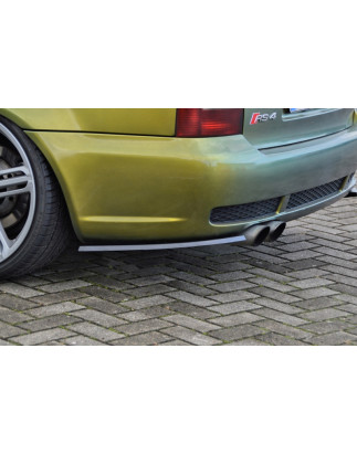 Set sottoparaurti laterali posteriori in abs Audi RS4 B5 (Cod. IN-INE-300045RSL/R-ABS)