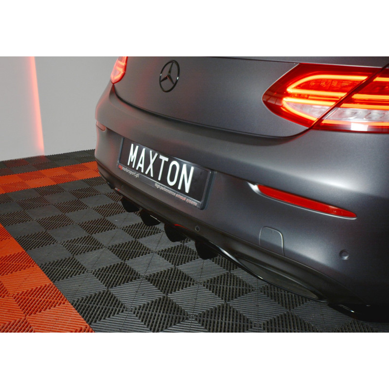 Sottoparaurti posteriore MERCEDES- BENZ C-CLASS W205 COUPE AMG-LINE (Cod. M-ME-C-205-AMGLINE-C-RS1G)