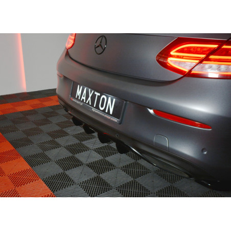 Sottoparaurti posteriore MERCEDES- BENZ C-CLASS W205 COUPE AMG-LINE (Cod. M-ME-C-205-AMGLINE-C-RS1G)