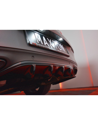 Sottoparaurti posteriore MERCEDES- BENZ C-CLASS W205 COUPE AMG-LINE (Cod. M-ME-C-205-AMGLINE-C-RS1G)