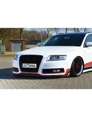 Spoiler paraurti anteriore in abs Audi A6 4F Facelift (Cod. IN-INE-340031CF-ABS)