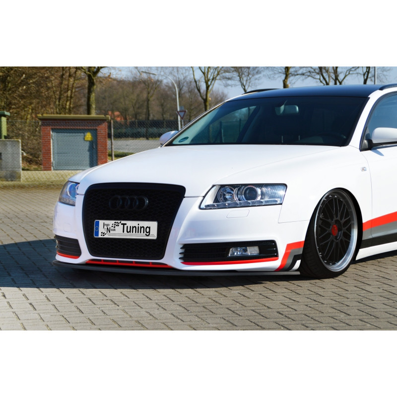 Spoiler paraurti anteriore in abs Audi A6 4F Facelift (Cod. IN-INE-340031CF-ABS)