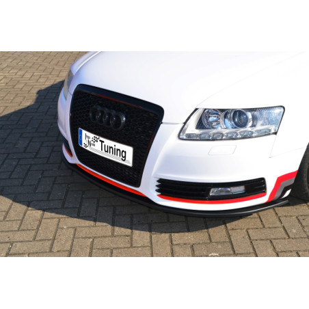 Spoiler paraurti anteriore in abs Audi A6 4F Facelift (Cod. IN-INE-340031CF-ABS)