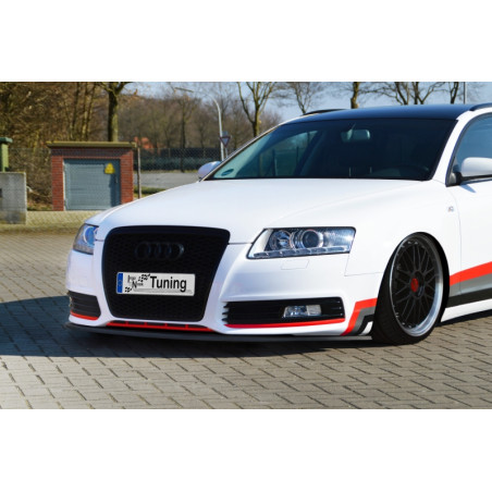 Spoiler paraurti anteriore in abs Audi A6 4F Facelift (Cod. IN-INE-340031CF-ABS-C)