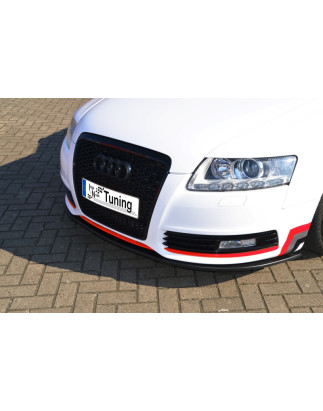 Spoiler paraurti anteriore in abs Audi A6 4F Facelift (Cod. IN-INE-340031CF-ABS-C)