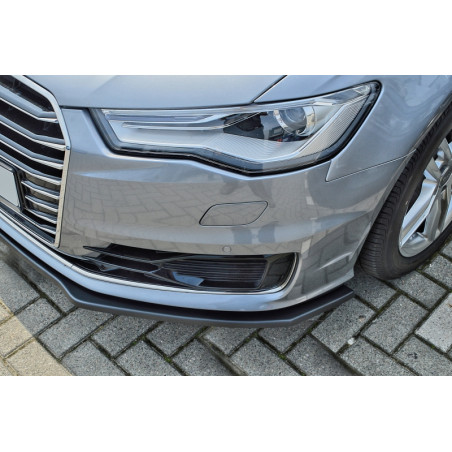 Spoiler paraurti anteriore in abs Audi A6  (Cod. IN-INE-340031D-ABS(F)-G)
