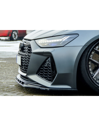 Spoiler paraurti anteriore in abs Audi RS6  Typ C8 4K (Cod. IN-INE-340031ERS-ABS)