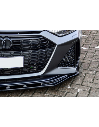 Spoiler paraurti anteriore in abs Audi RS6  Typ C8 4K (Cod. IN-INE-340031ERS-ABS)