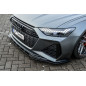 Spoiler paraurti anteriore in abs Audi RS6  Typ C8 4K (Cod. IN-INE-340031ERS-ABS-C)