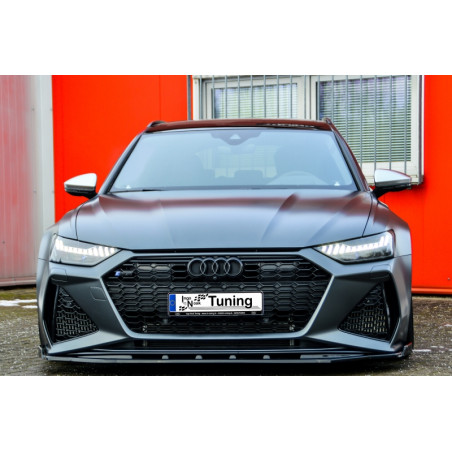 Spoiler paraurti anteriore in abs con flaps laterali Audi RS6  Typ C8 4K (Cod. IN-INE-340031ERS-ABS(