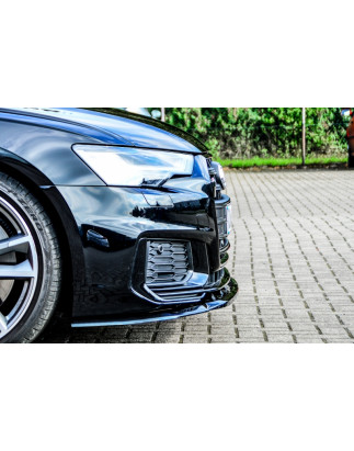 Spoiler paraurti anteriore in abs Audi A6 + S6 Typ C8 4K (Cod. IN-INE-340031ES-ABS)
