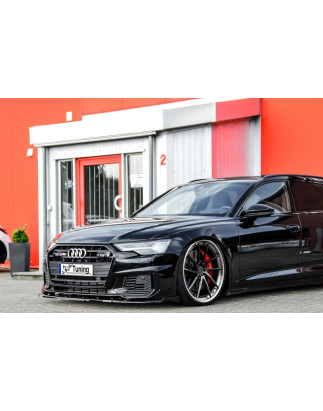 Spoiler paraurti anteriore in abs con flaps laterali Audi A6 + S6 Typ C8 4K (Cod. IN-INE-340031ESW-A