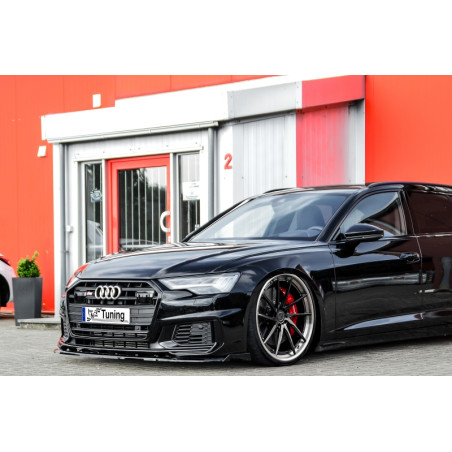 Spoiler paraurti anteriore in abs con flaps laterali Audi A6 + S6 Typ C8 4K (Cod. IN-INE-340031ESW-A