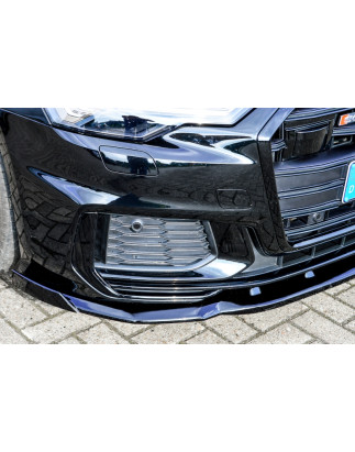 Spoiler paraurti anteriore in abs con flaps laterali Audi A6 + S6 Typ C8 4K (Cod. IN-INE-340031ESW-A