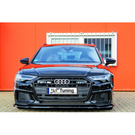 Spoiler paraurti anteriore in abs con flaps laterali Audi A6 + S6 Typ C8 4K (Cod. IN-INE-340031ESW-A