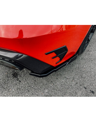 Sottoparaurti laterali posteriori con flaps laterali Audi RS6  Typ C8 4K (Cod. IN-INE-340045ERSL/R-A