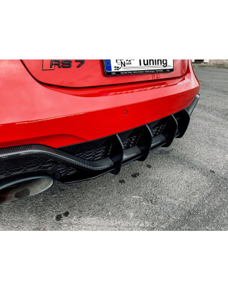 Estrattore posteriore race look Audi RS7  Typ C8 4K (Cod. IN-INE-340045ERSRT-ABS-2)