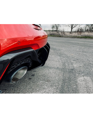 Estrattore posteriore race look Audi RS7  Typ C8 4K (Cod. IN-INE-340045ERSRT-ABS-2)