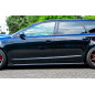 Set minigonne sottoporta con flaps anteriori Audi A6 4F Facelift (Cod. IN-INE-340050C-WVABS-C-2)