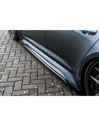 Set minigonne sottoporta con flaps anteriori e posteriori  Audi RS6  Typ C8 4K (Cod. IN-INE-340050ER