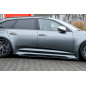 Set minigonne sottoporta con flaps posteriori Audi RS6  Typ C8 4K (Cod. IN-INE-340050ERS-ABS(WH))