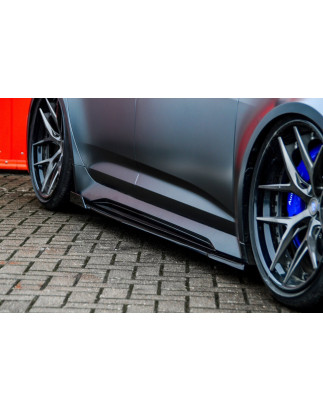 Set minigonne sottoporta con flaps posteriori Audi RS6  Typ C8 4K (Cod. IN-INE-340050ERS-ABS(WH)-G)